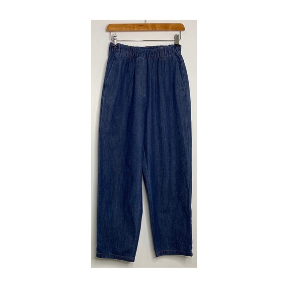 Womens Princess Highway light weight denim paperbag waist pants size 8 BNWT - Picture 4 of 11